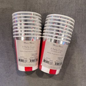New Meri Meri Party Cups (2 packs)